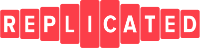 Replicated logo