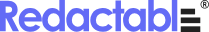 Redactable logo