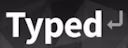 Typed logo