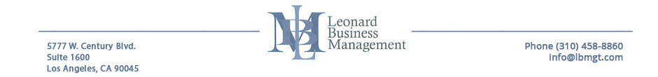 Leonard Business Management logo