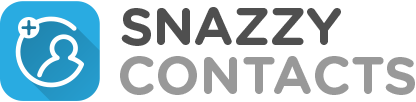 SnazzyContacts logo