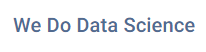 We Do Data Science logo