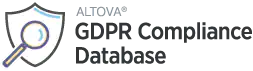 Altova GDPR Compliance Database logo
